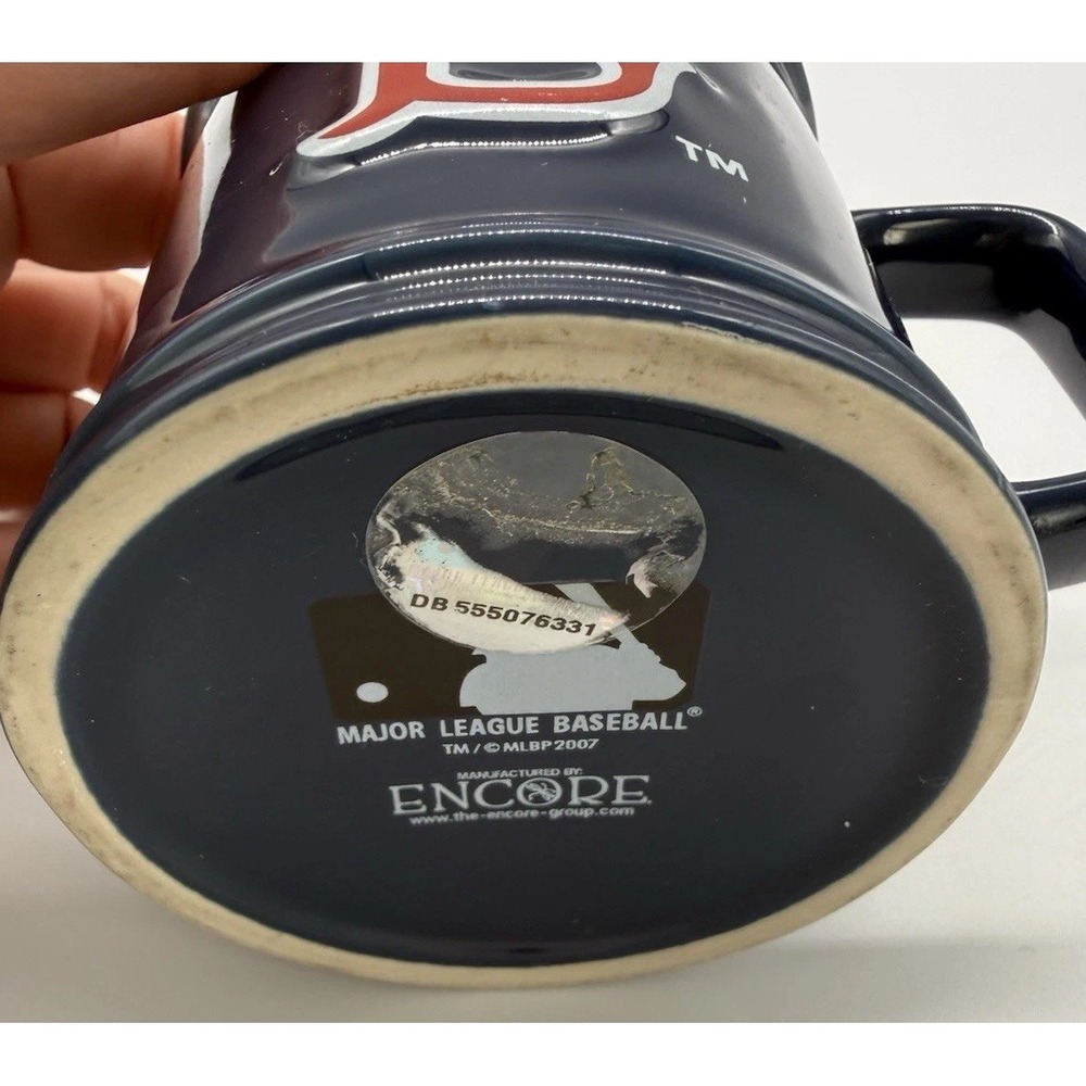 MLB Boston Red Sox 10 Ounce Coffee Mug Raised Logo Encore - Picture 2 of 7